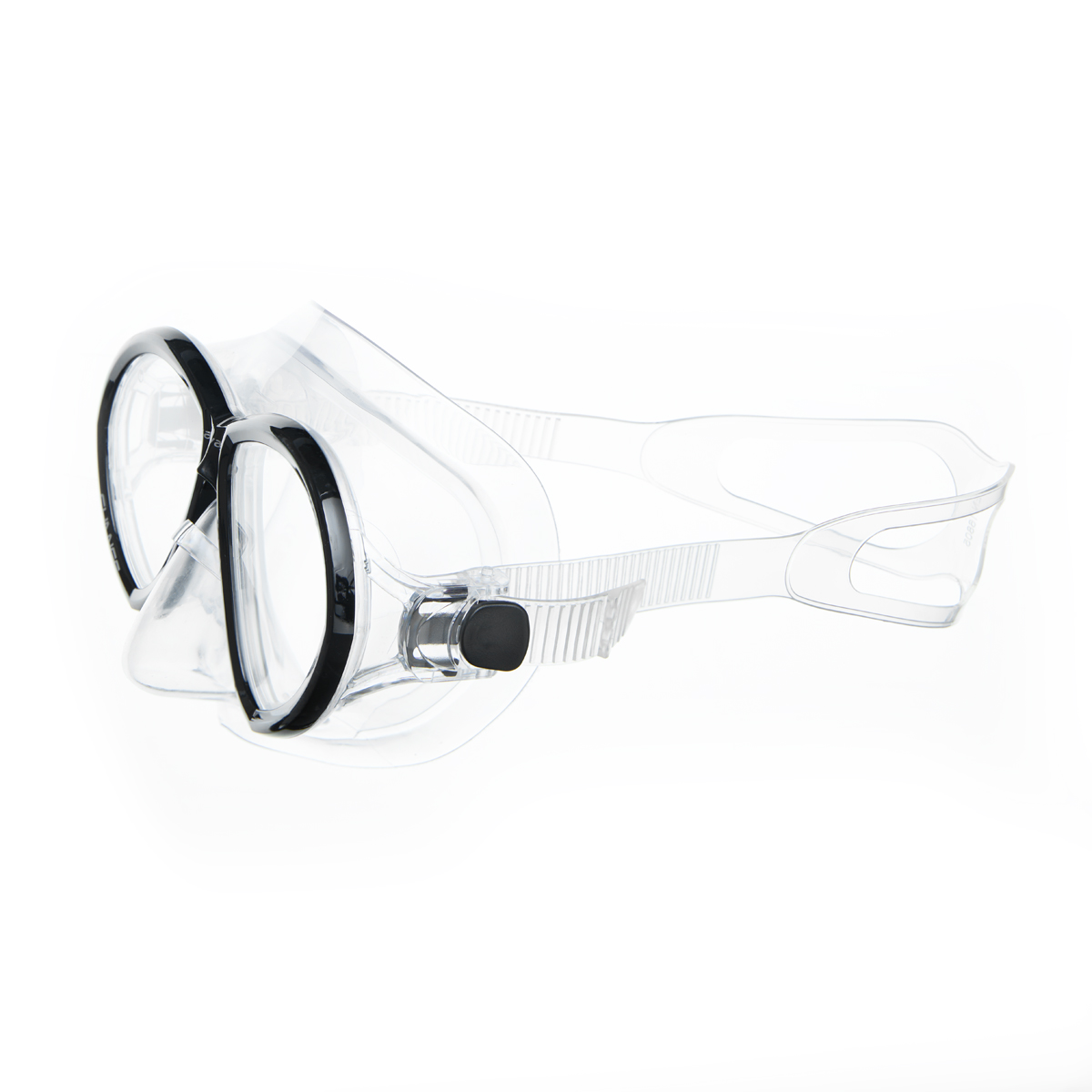 Маска для плав. Salvas Change Mask, CA195C2TNSTH, закален.стекло, Silflex, р. Senior, черный