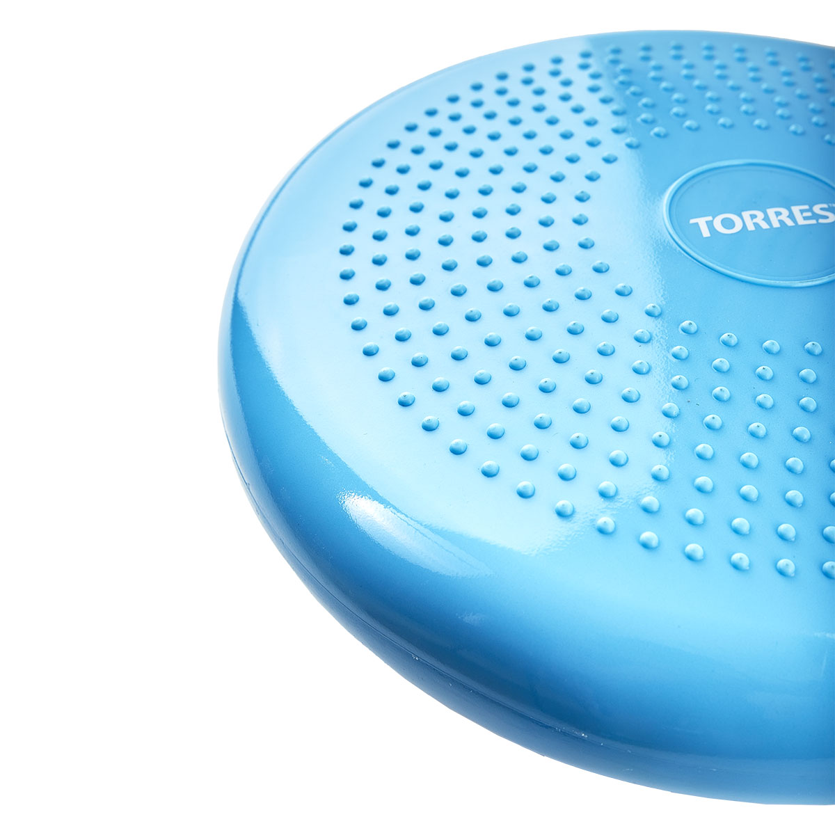 Платформа для пилатеса массажная TORRES, YL0011, PVC, двухсторонняя массаж. поверхность, голуб