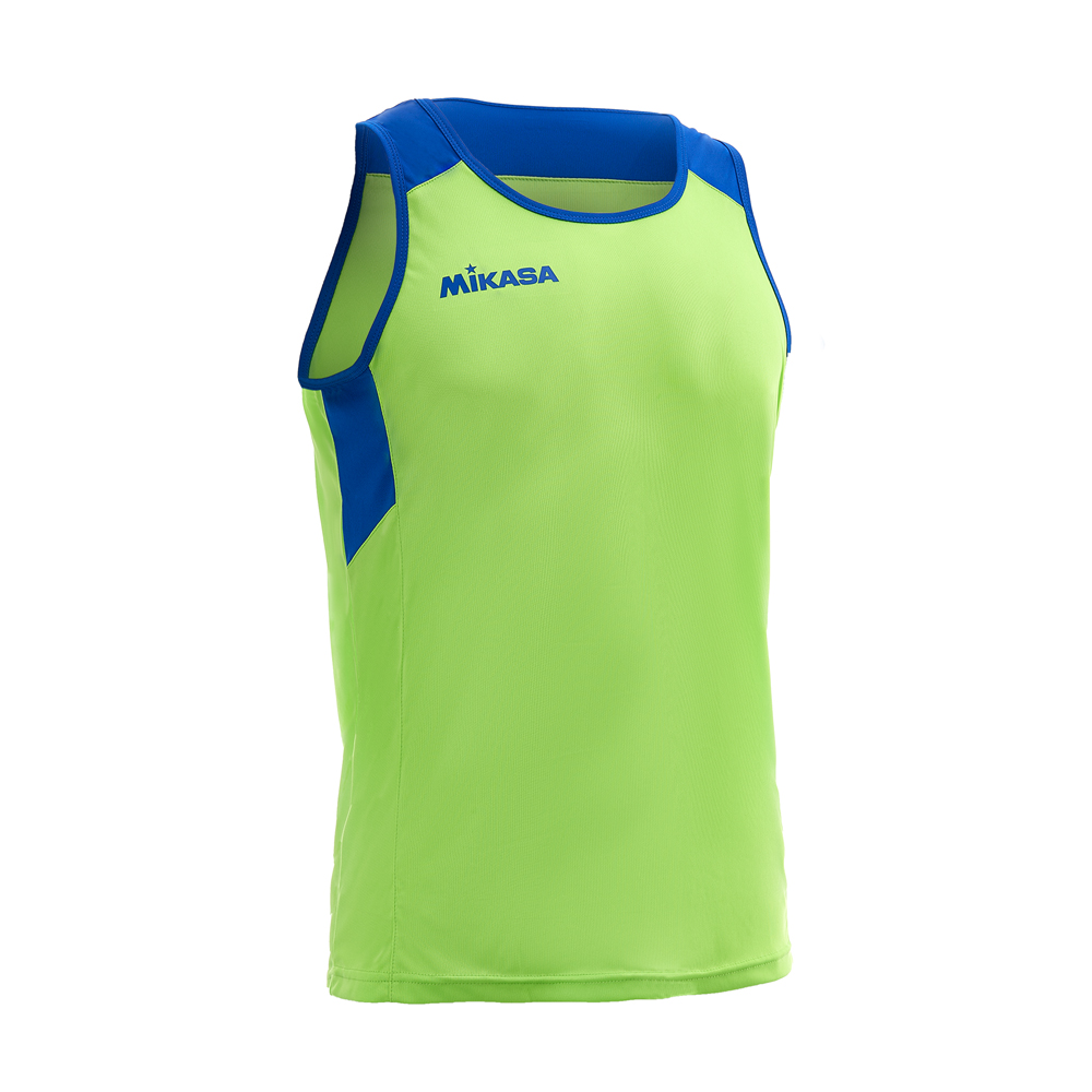 СЦ*Майка для пляж. вол. муж. MIKASA MT5041-038-3XL, р.3XL, 100% полиэстер, салатово-голубой