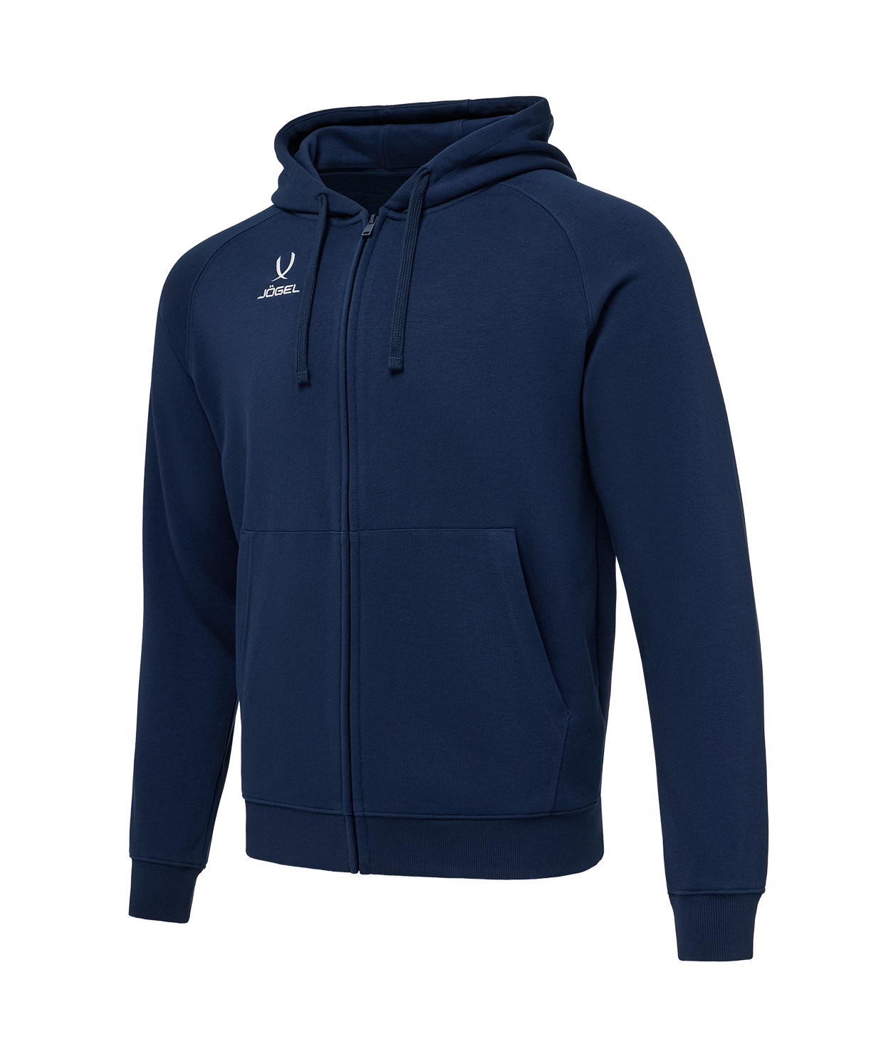 Худи JOGEL ESSENTIAL Club reglan Cotton Zip Hoodie Z4, темно-синий