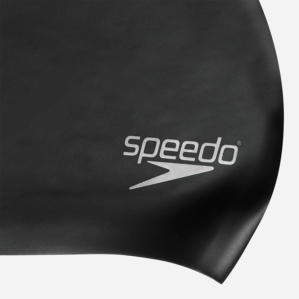 Шапочка для плав. SPEEDO Long Hair Cap, 8-061680001, ЧЕРНЫЙ, силикон