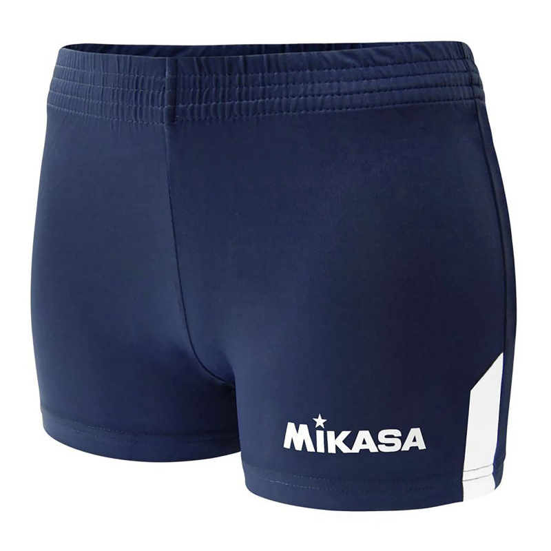 Шорты вол. жен. MIKASA MT379-061-2XL, р.2XL, 90% полиэстер, 10% эластан, синий
