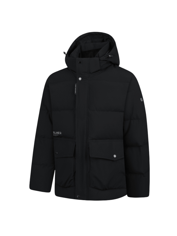 Пуховик KELME Short Hooded Down Jacket Black