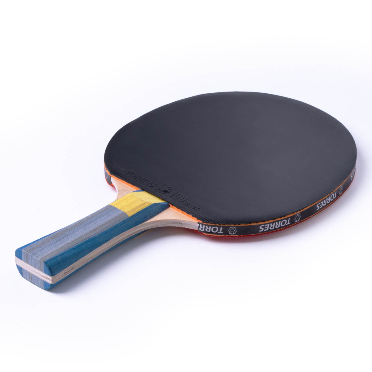 Ракетка для н/т TORRES Hobby, TT0003, для любителей, накладка 1,8 мм, конич. ручка