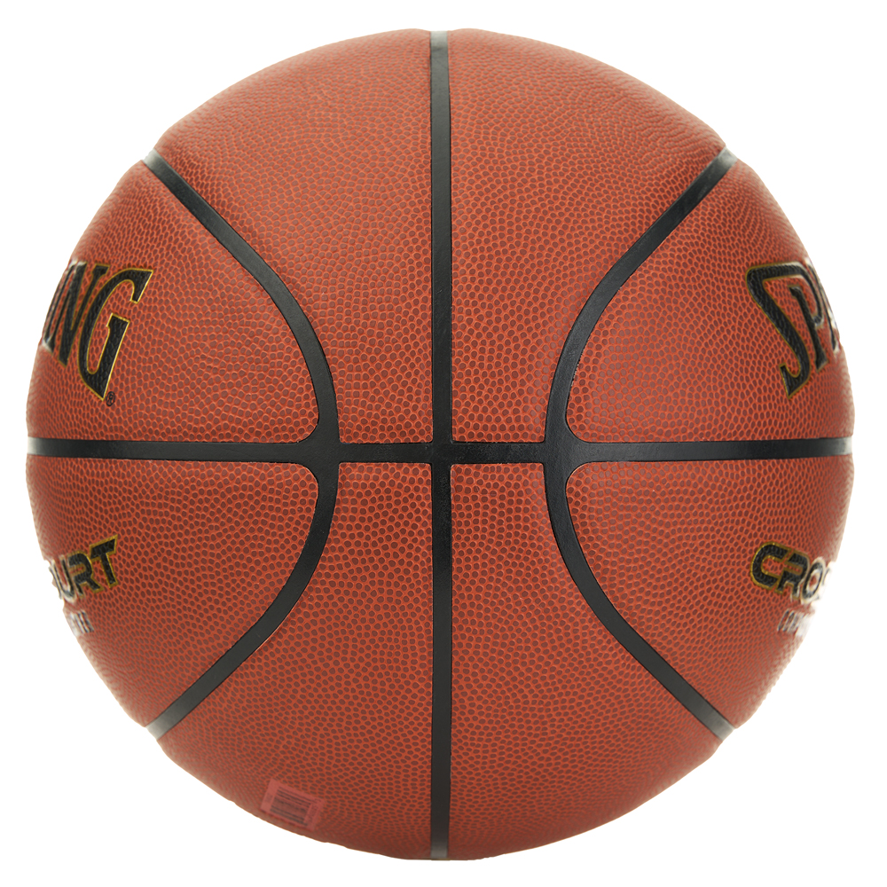 Мяч баск. SPALDING TF Cross Court  76931Z, р.7, композит. кожа (ПУ), коричнево-черный
