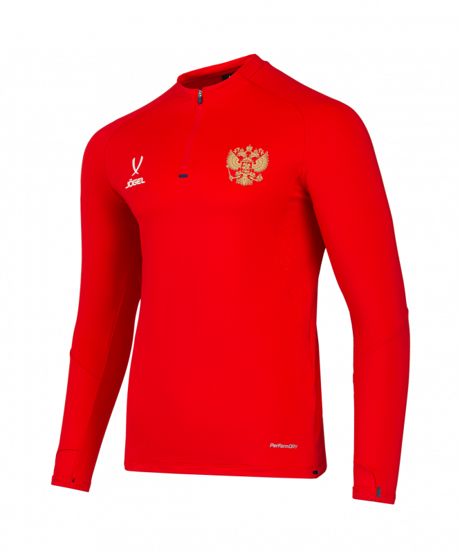Джемпер тренировочный JOGEL NATIONAL PerFormDRY Training Zip Top, красный, размер L