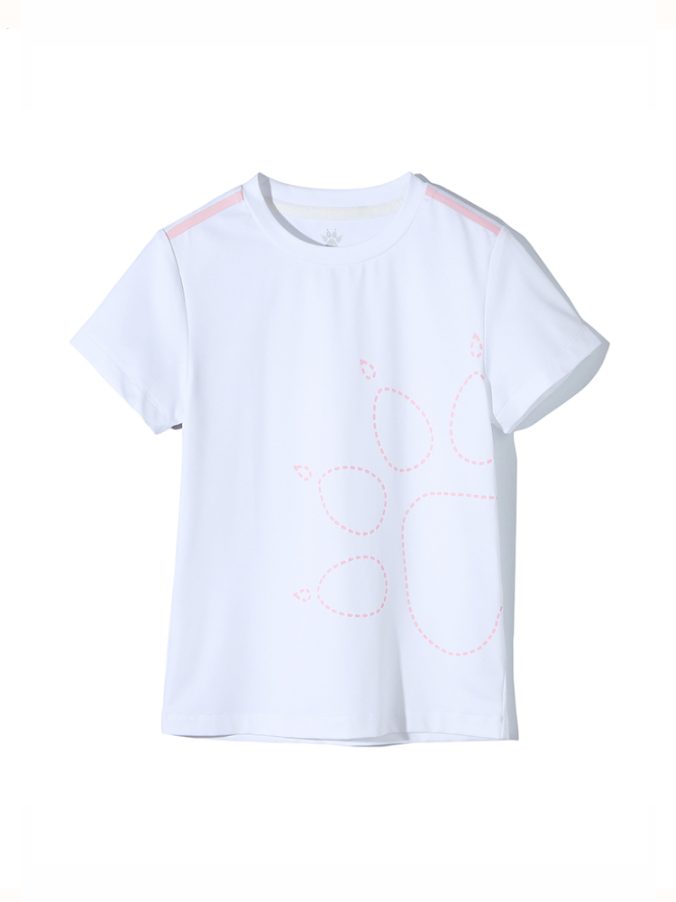 Детская футболка KELME Girls Short Sleeve T-Shirt White