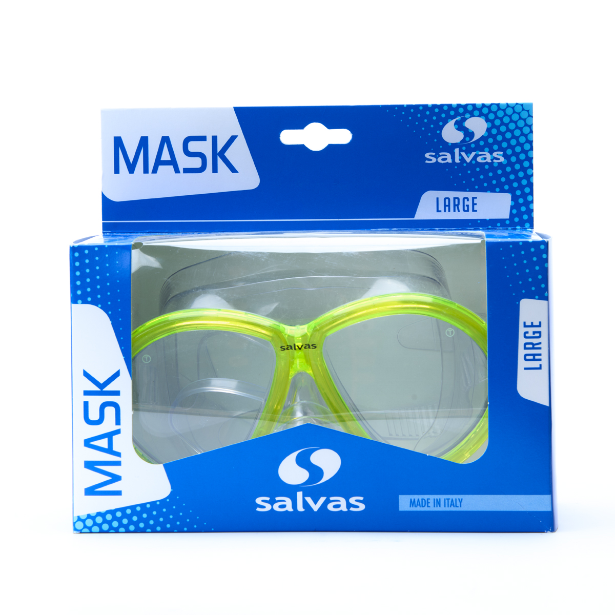 Маска для плав. Salvas Change Mask, артCA195C2TGSTH, закален.стекло, Silflex, р. Senior, желтый