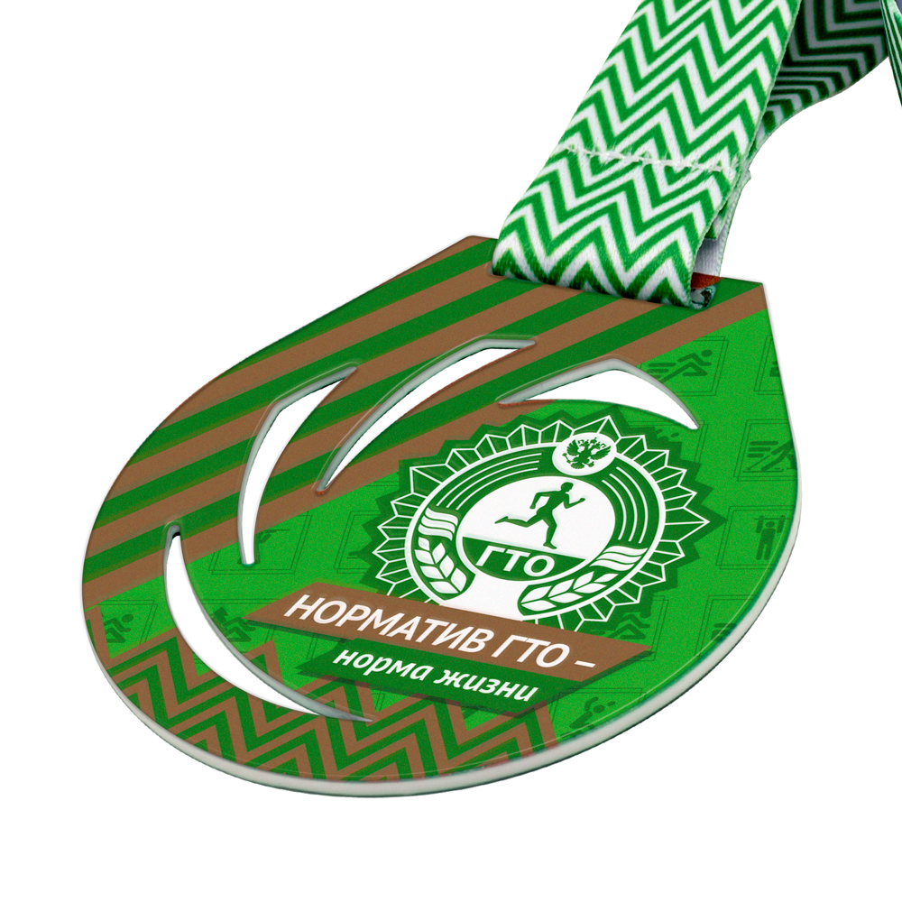 Медаль GMZP 845-75-1/BМ (75х80мм, s-2 мм)