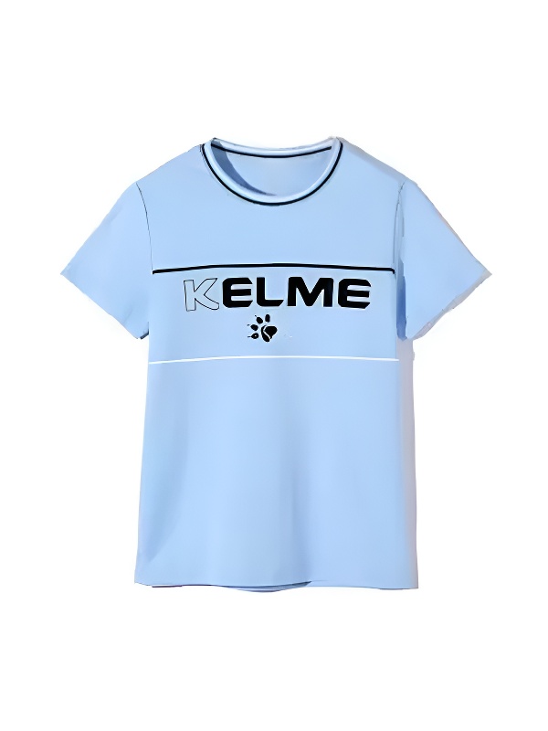 Детская футболка KELME Boys Short Sleeve T-Shirt Light Blue