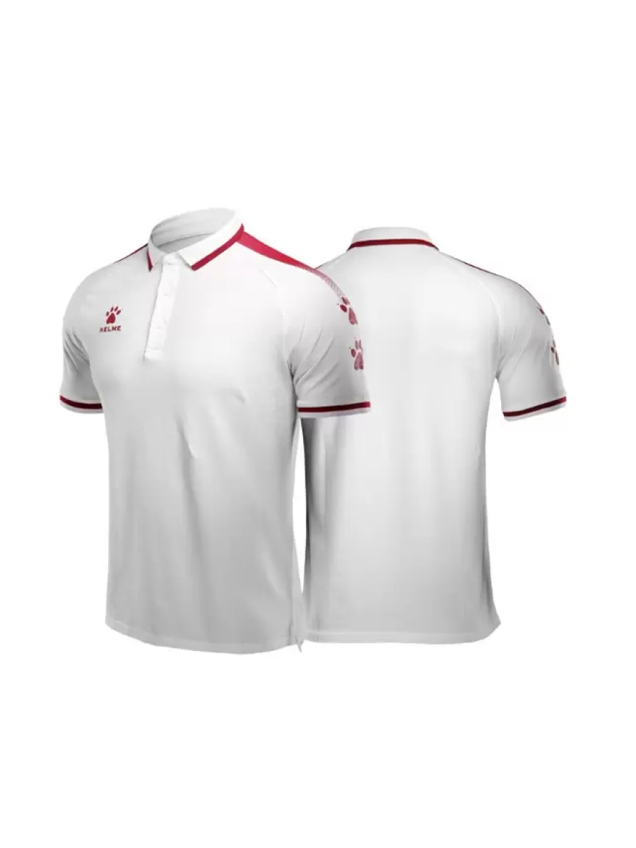 Футболка-поло KELME 19 Middle Class Training Polo Shirt White