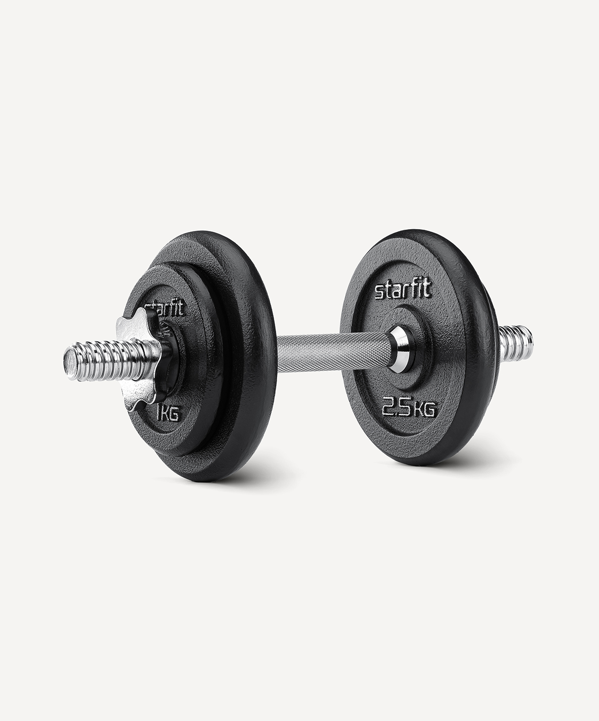 Гантель разборная чугунная в коробке STARFIT DB-715, 8 кг