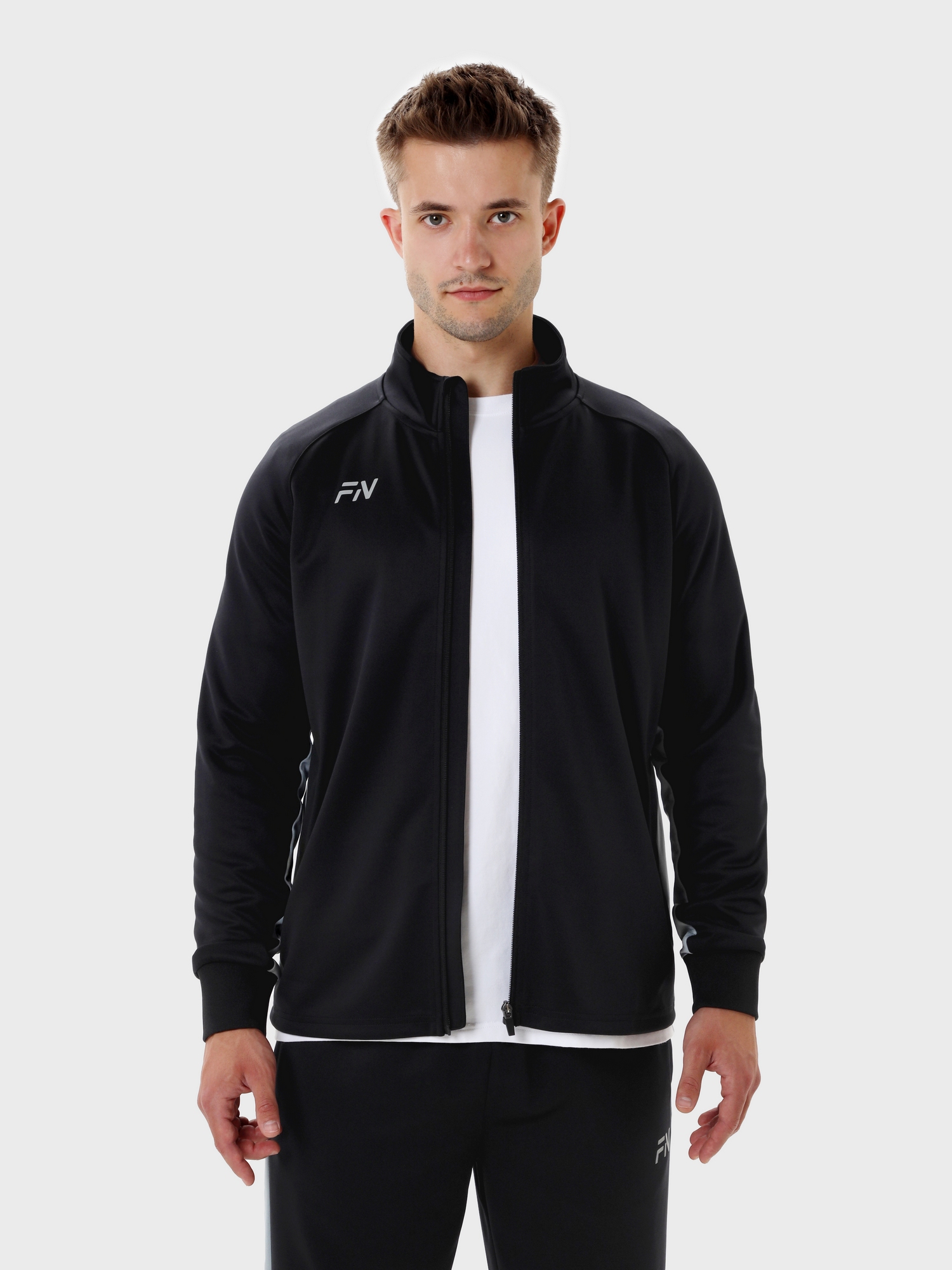Олимпийка FN Jacket Unity (Black/Grey)
