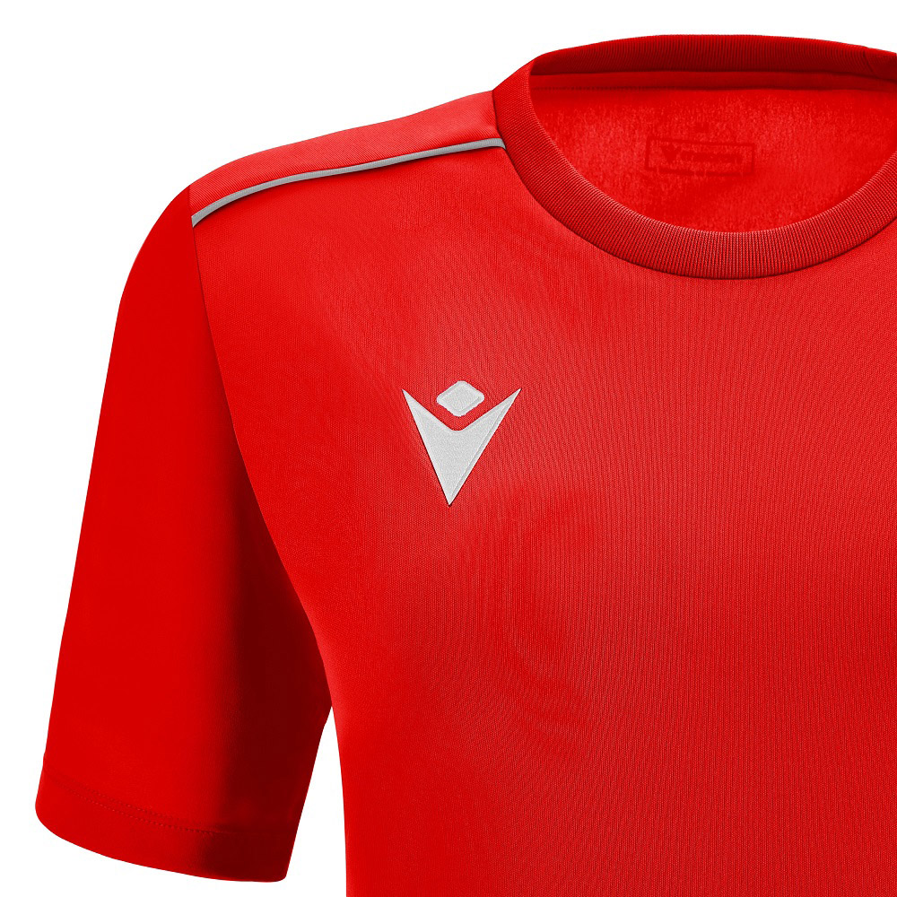 Футболка игровая жен. MACRON Ariel, 51750200-RD-L, р.L, 100% полиэстер, красный