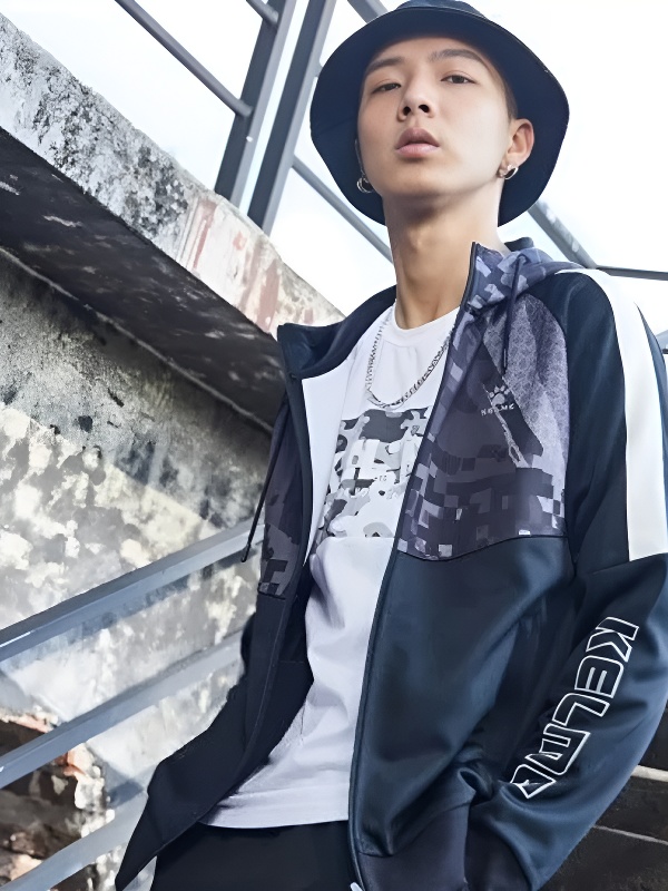 Толстовка KELME Men's Knitted Jacket Dark Blue