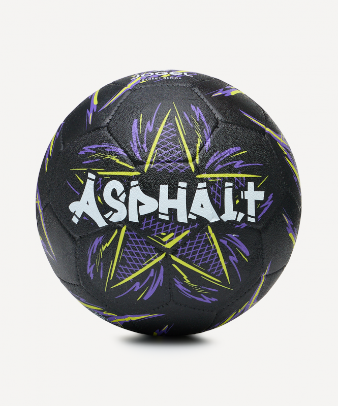 Мяч футбольный JOGEL Asphalt №5, черный, размер 5