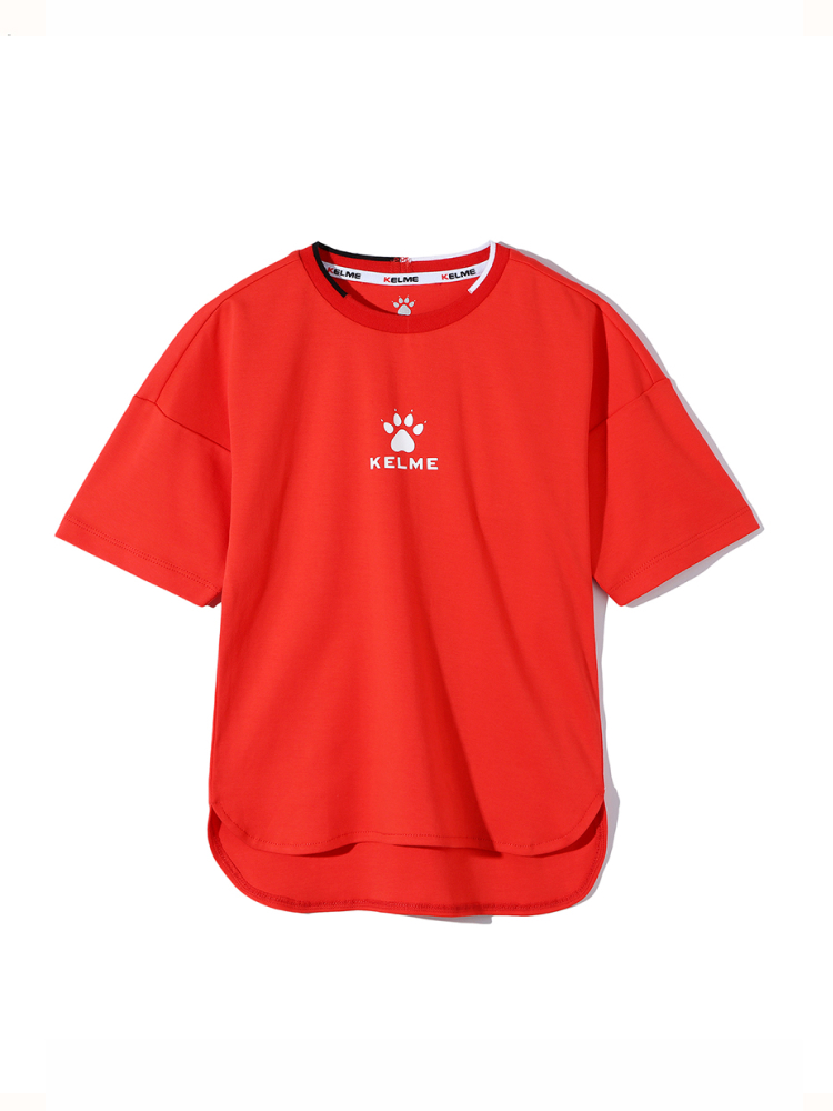 Детская футболка KELME Boys Short Sleeve T-Shirt Red