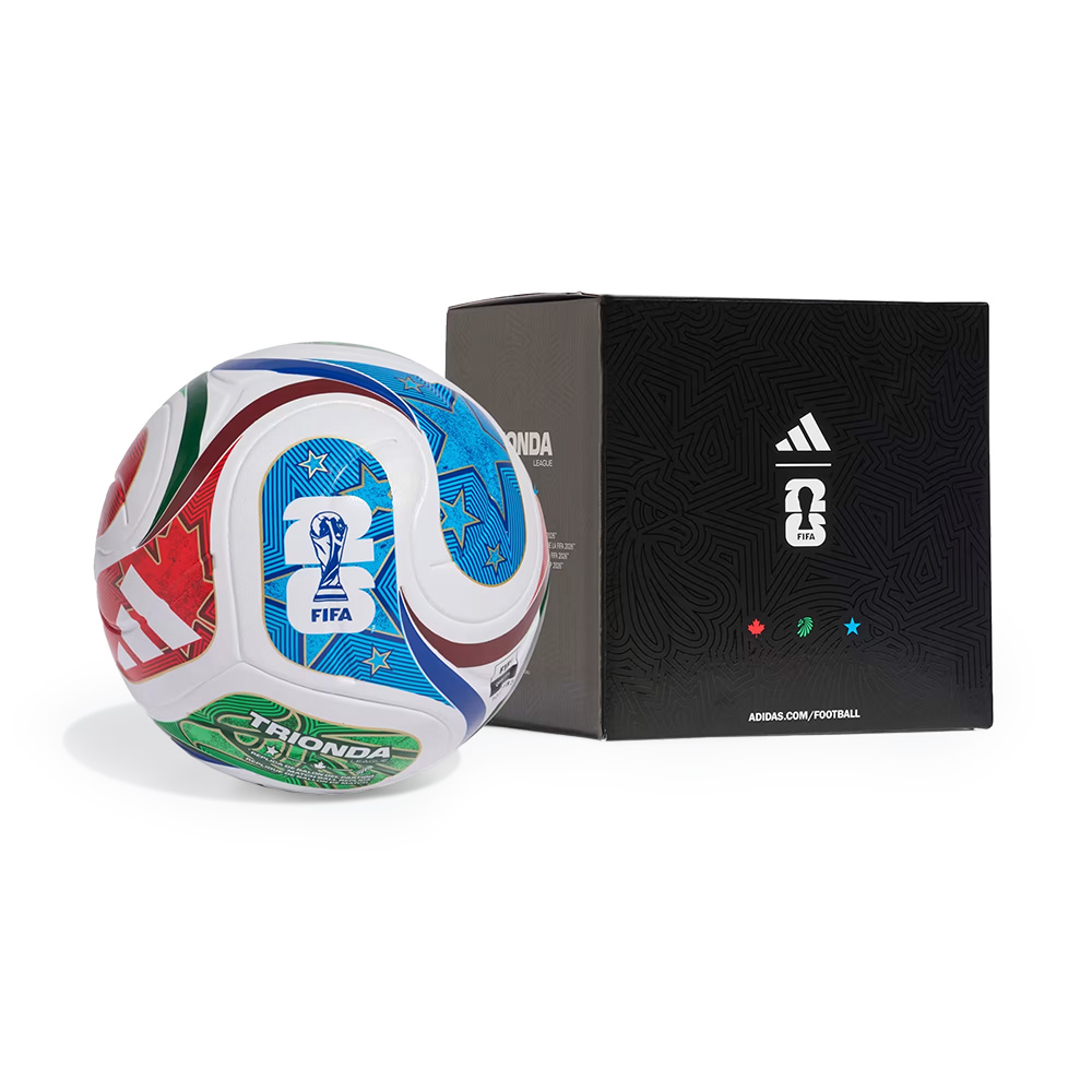 Мяч футб. ADIDAS WC26 Trionda League BOX, JD8045, р.5, 4пан, FIFA Quality,ТПУ, термосш, мультиколор