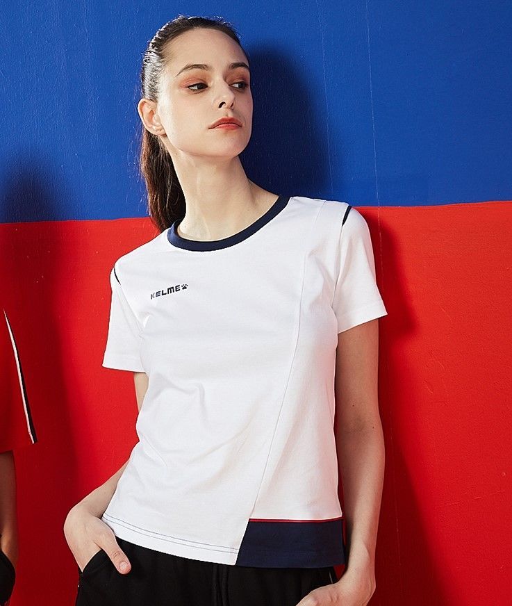 Футболка KELME Women's Short Sleeve T-Shirt White
