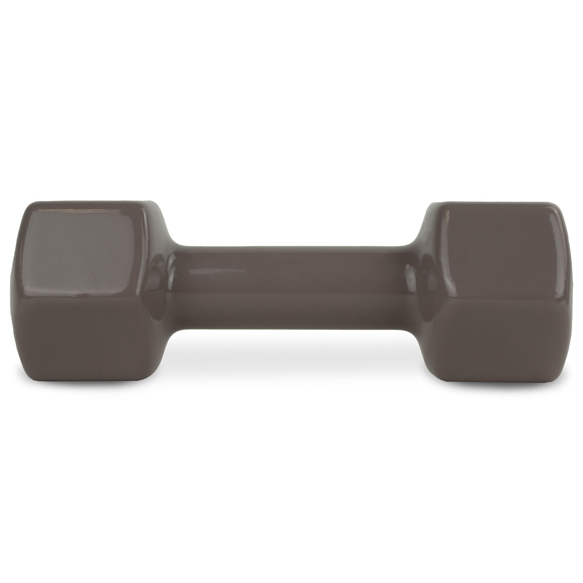 Гантель TORRES 4 кг, PL522206, металл в виниловой оболочке, форма шестигранник, темно-серый