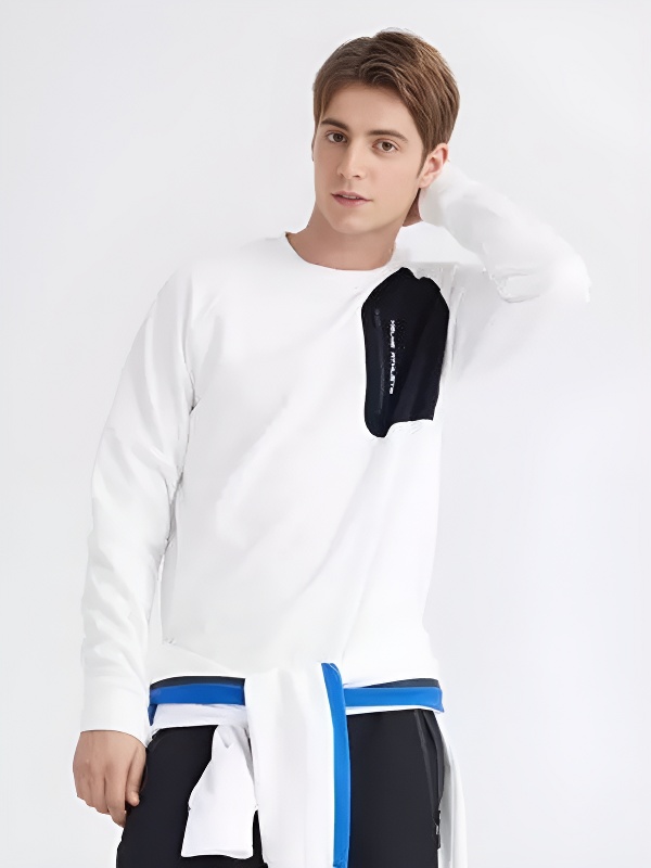 Свитшот KELME Men's Round Neck Sweater White