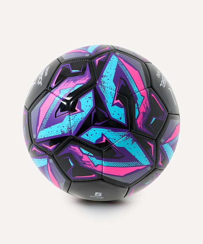 Мяч футбольный JOGEL Intro №5, черный, размер 5