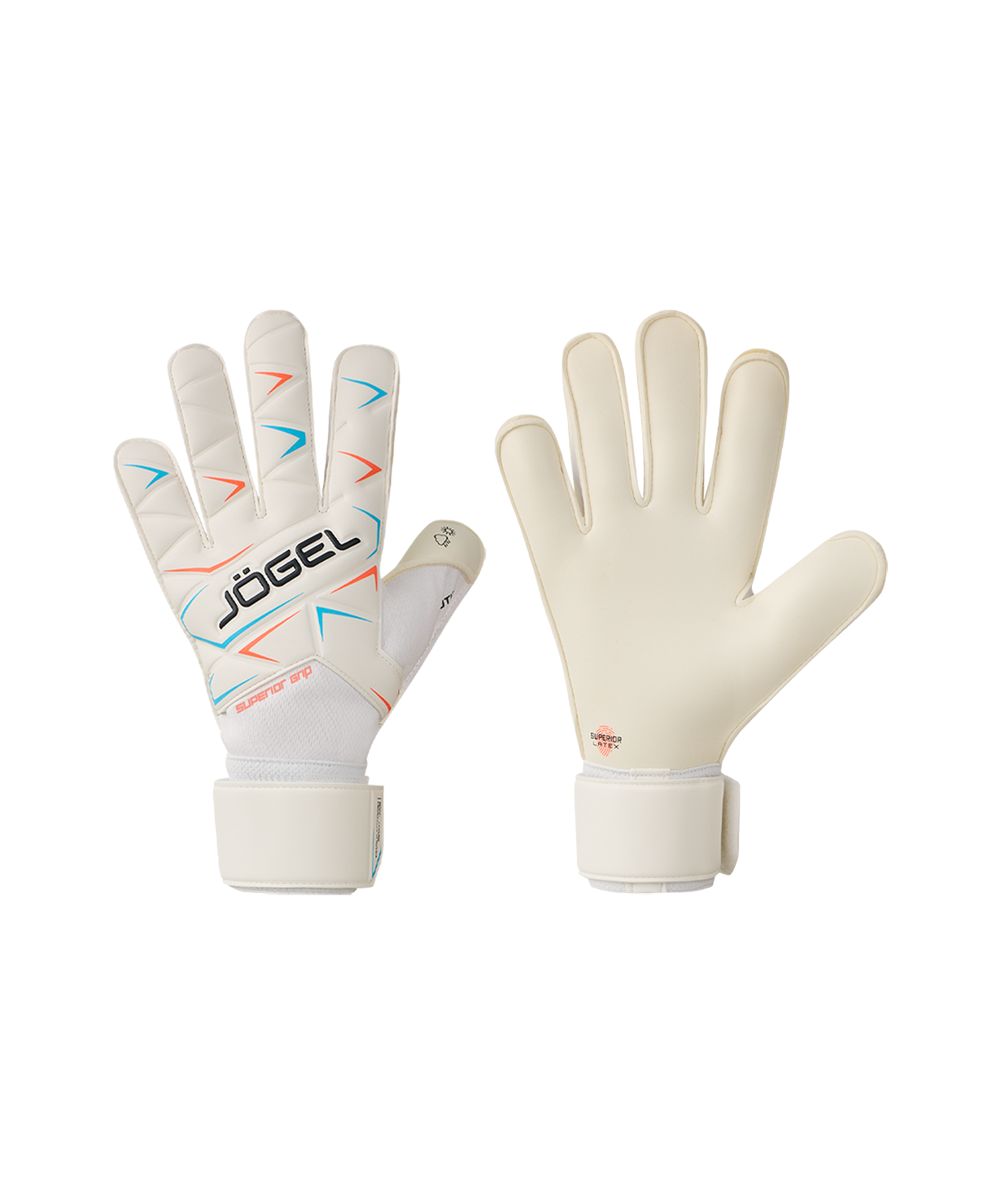 Перчатки вратарские JOGEL Legend SL3 Roll Flat, белый