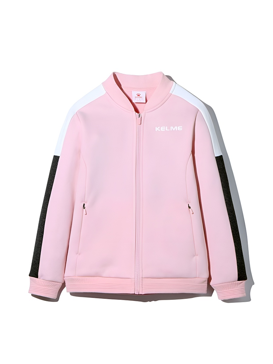 Детский бомбер KELME Cardigan Sweater For Girls Pink