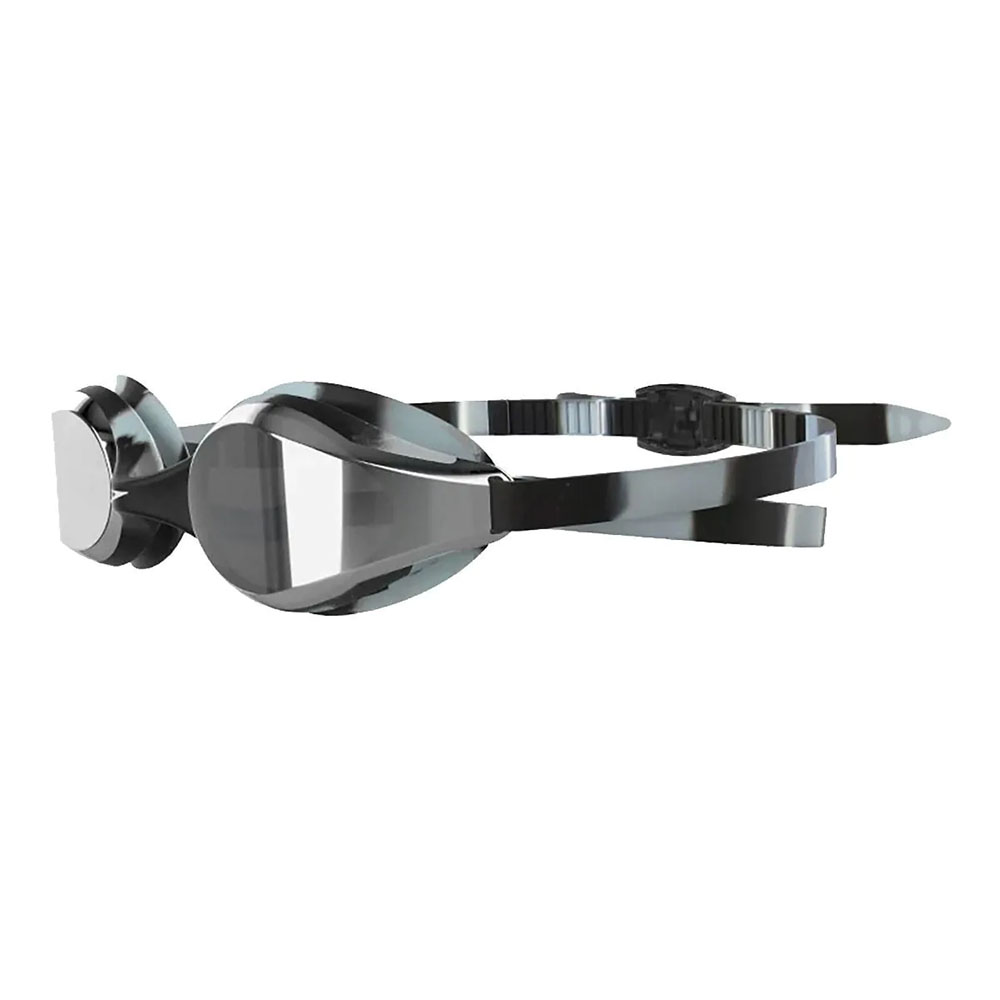 Очки для плав. детск. SPEEDO Hyper Flyer Mirrored Jr, 8-7750316040, ЗЕРКАЛЬНЫЕ линзы, черно-белый