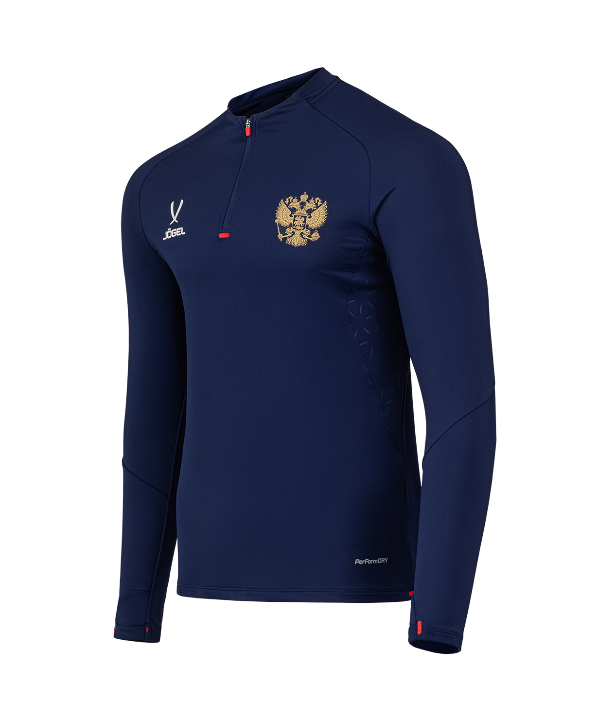 Джемпер тренировочный JOGEL NATIONAL PerFormDRY Training Zip Top, темно-синий