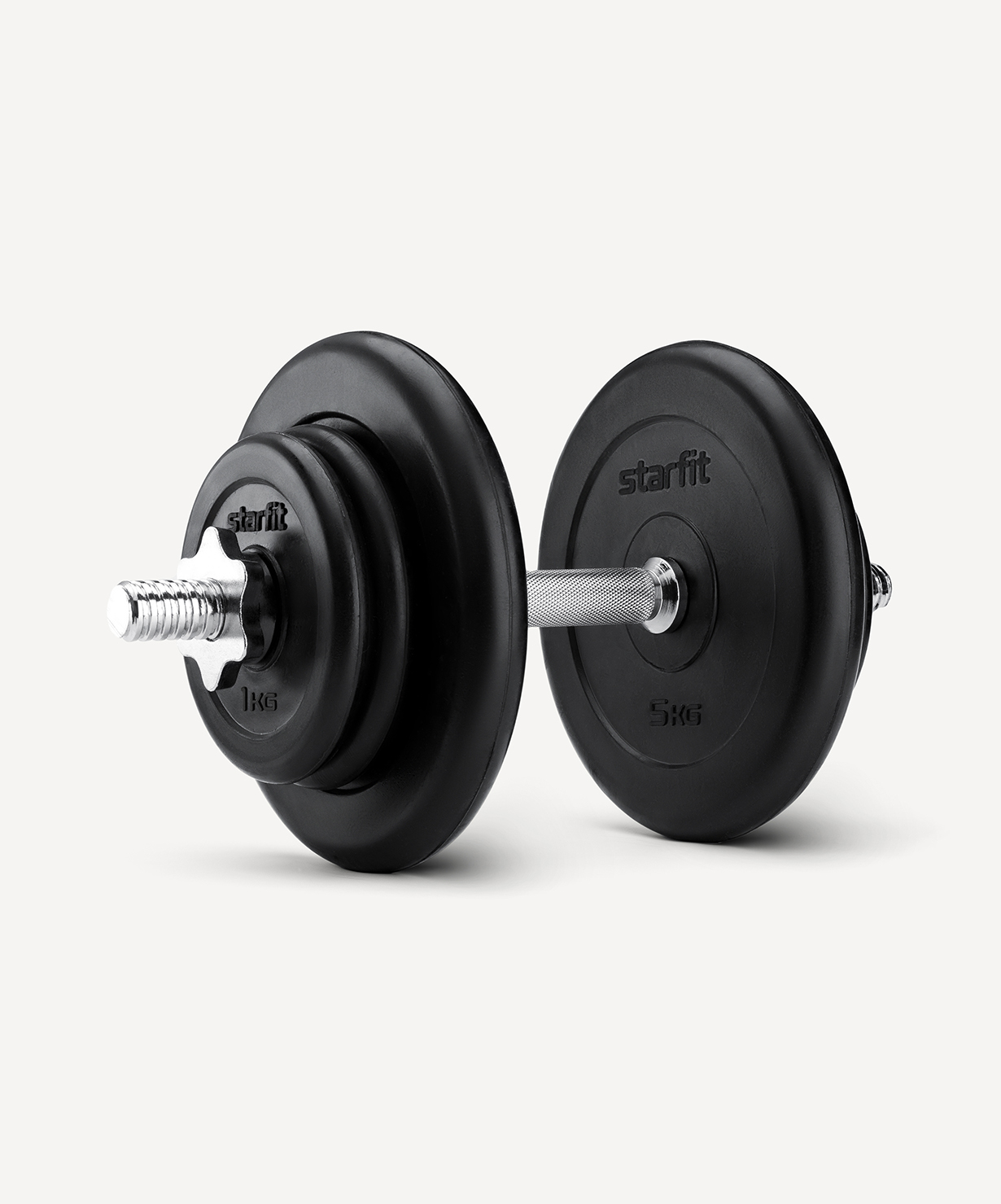 Гантель разборная обрезиненная в коробке STARFIT DB-716, 16 кг
