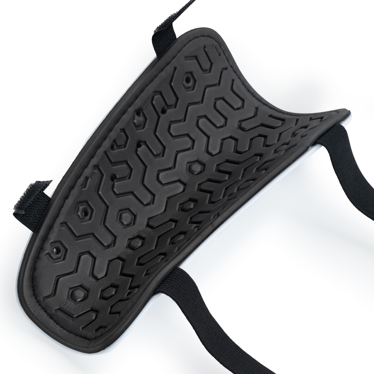 Щитки футбольные TORRES Match , FS2305S, р. S, без голеностопа, две заст. на лип, бело-голубой