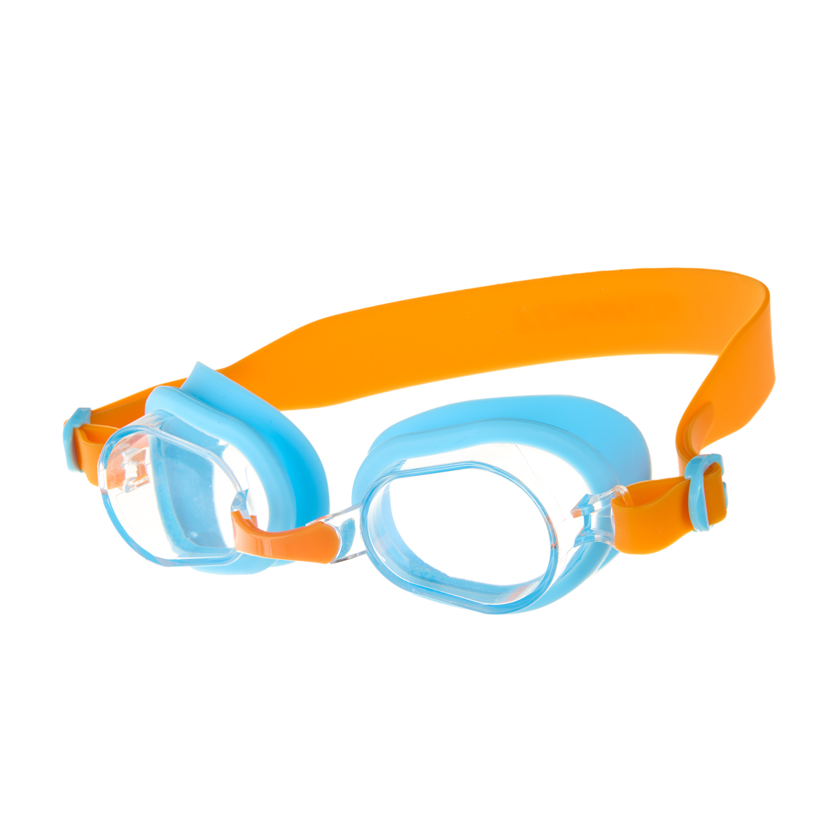 Очки детские для плав.TORRES Fun Kids, SW-32524BL, прозрач.линзы,синяя оправа, широкий рег.ремешок