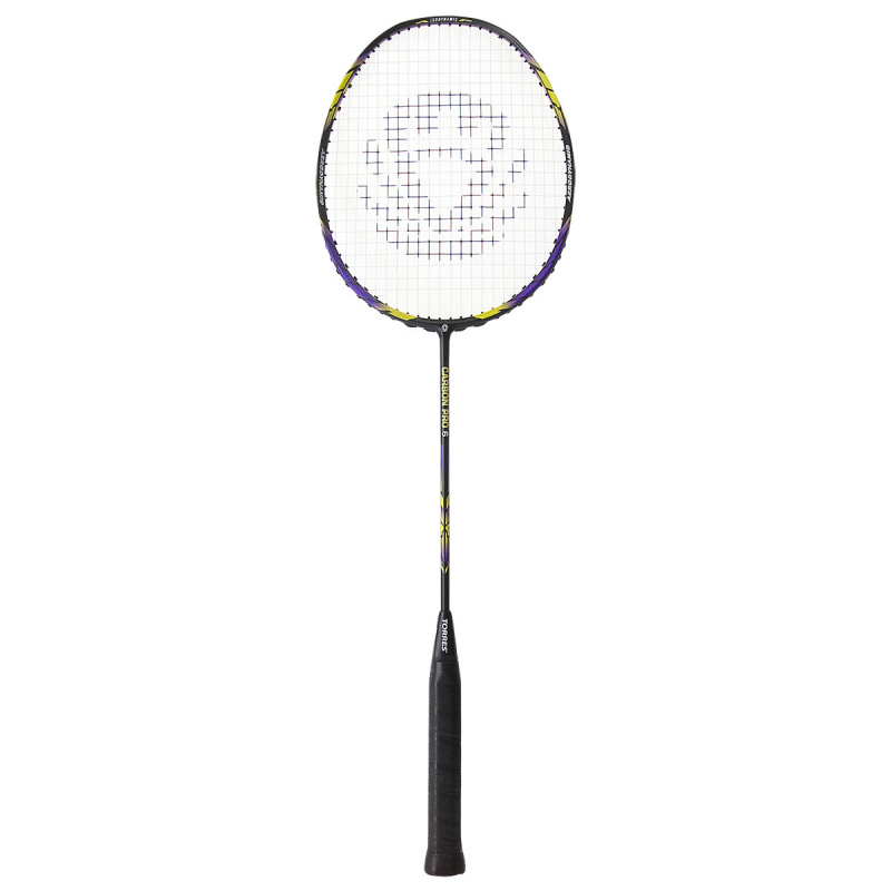 Ракетка бадм. TORRES Carbon PRO6, BD20521,для продв., стерж/обод из карбона,со струнами, фиол
