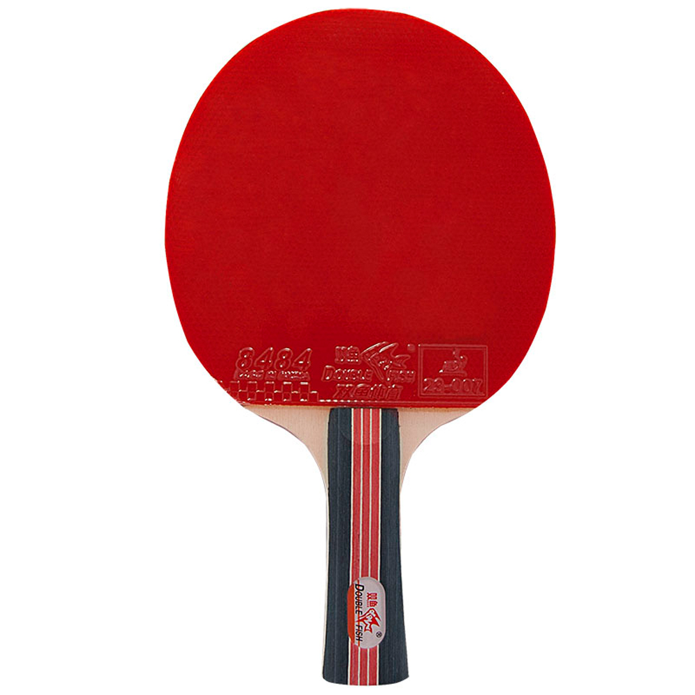 Ракетка для н/т DOUBLE FISH 2D-C, для любителей, накладка 1,8 мм, конич. ручка + чехол