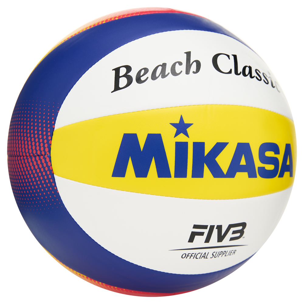 Мяч вол. пляжн. MIKASA BV552C,10 пан., мягкая синт.кожа (ПУ), маш.сш.,бут.кам,нейлон.к,бел-син-желт