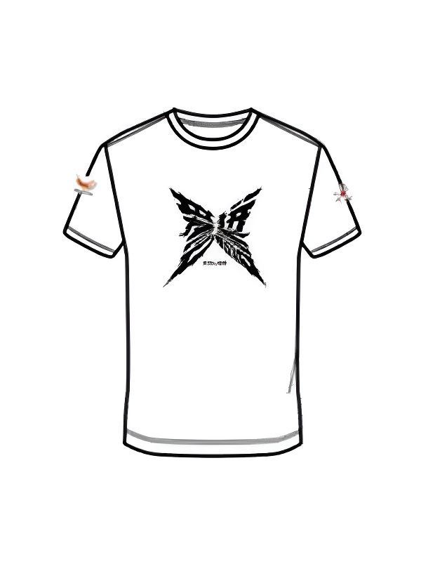 Футболка KELME Knitted Round Neck T-Shirt White