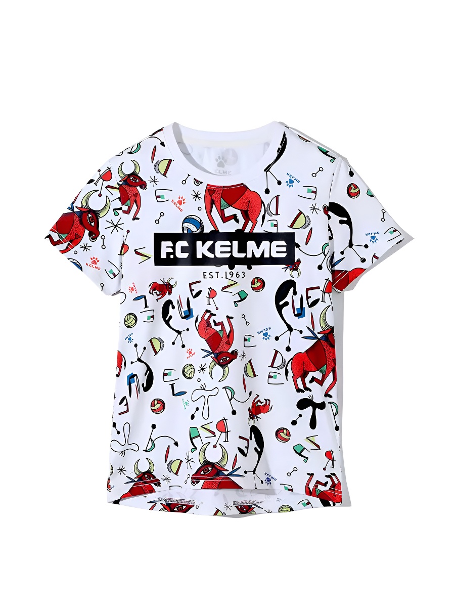 Детская футболка KELME Boys Short Sleeve T-Shirt White