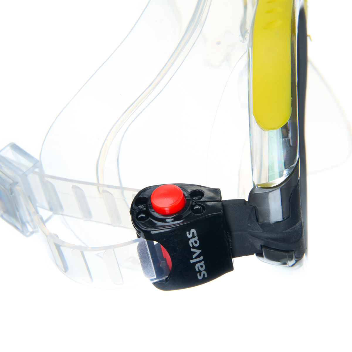 Маска для плав. Salvas Phoenix Mask, CA520S2GYSTH,зак.стекло, силикон, р.Senior, сереб/жёлт