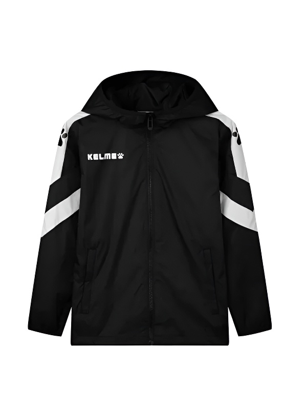 Детская ветровка KELME Windproof Rain Jacket (Kids) Black