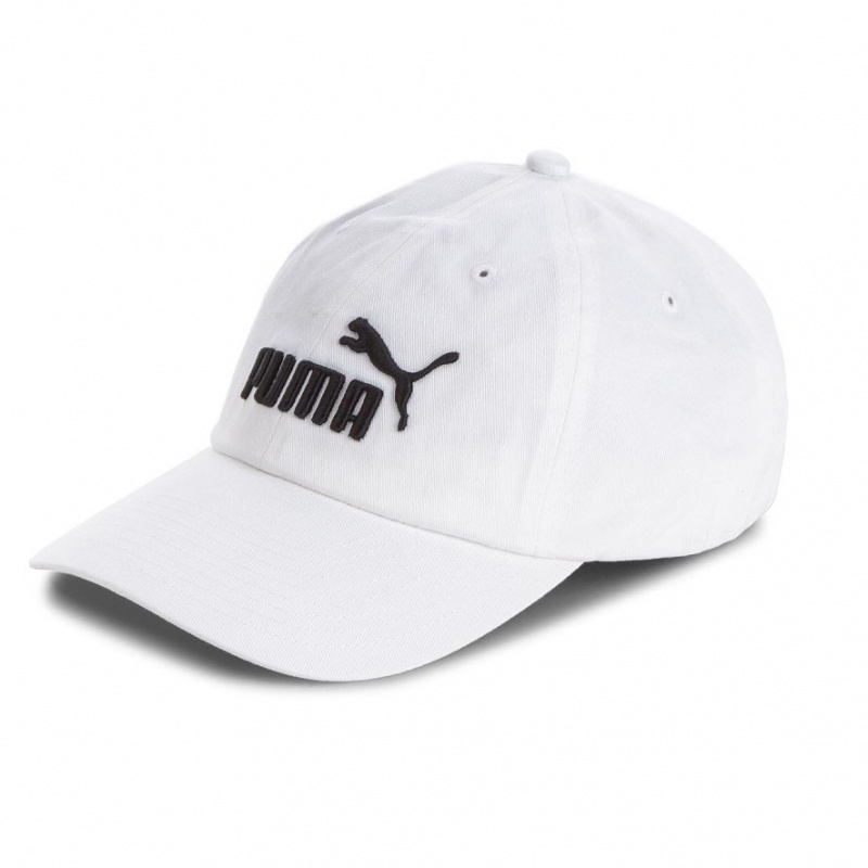 Бейсболка спорт. PUMA ESS Cap 05291910, 100% хлопок, белый