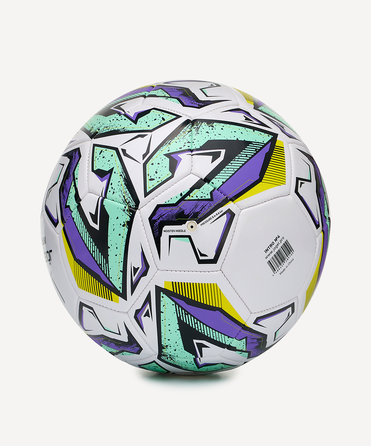 Мяч футбольный JOGEL Intro №4, белый, размер 4