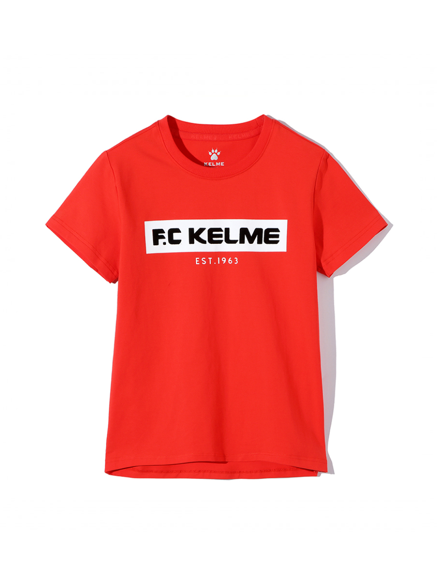 Детская футболка KELME Boys Short Sleeve T-Shirt Red