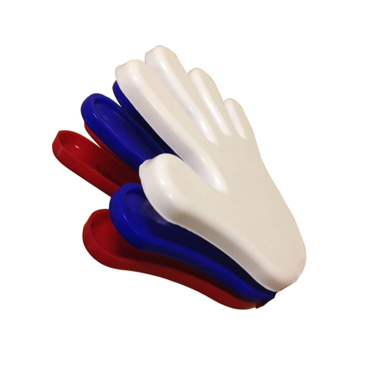 Ладошки-трещотки для болельщика Россия, FAN-04, бело-сине-красный