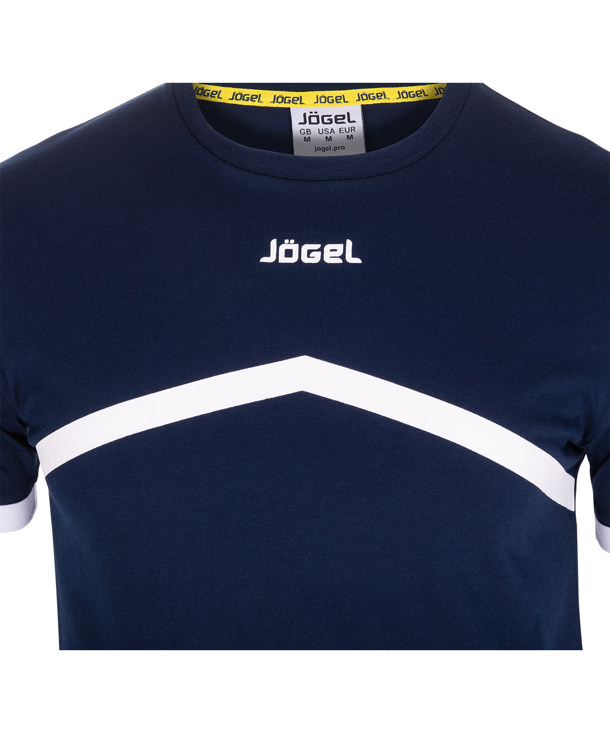 Футболка тренировочная JCT-1040-091, хлопок, темно-синий/белый, детский, размер XS