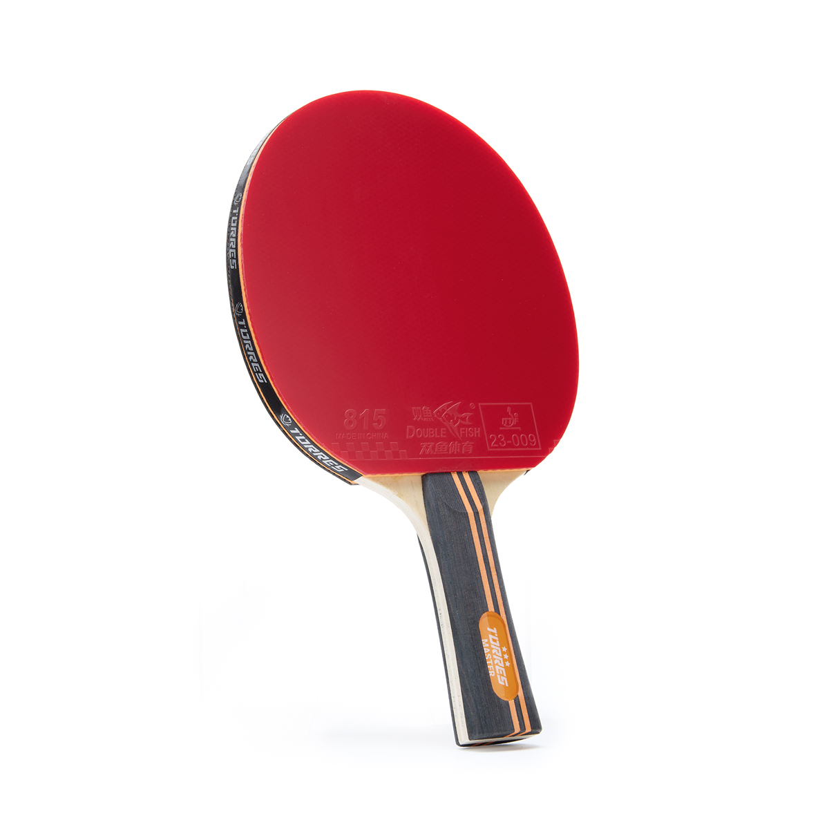 Ракетка для н/т TORRES Master 3*, TT23007, для тренировок, накладка 2,0 мм, конич. ручка