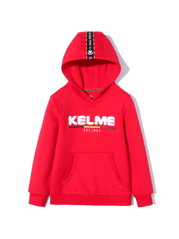 Детское худи KELME Boy's Hooded Sweatshirt Red