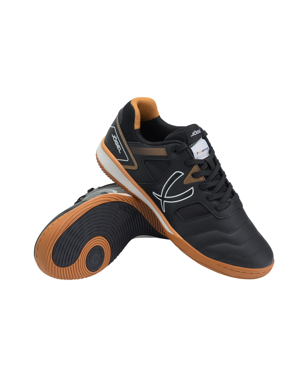 Бутсы зальные JOGEL Tornado 2.0 Black/gold