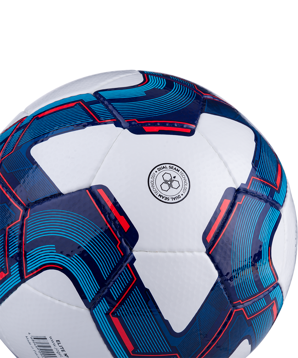 Мяч футбольный JOGEL Elite №5, белый/синий/красный, размер 5