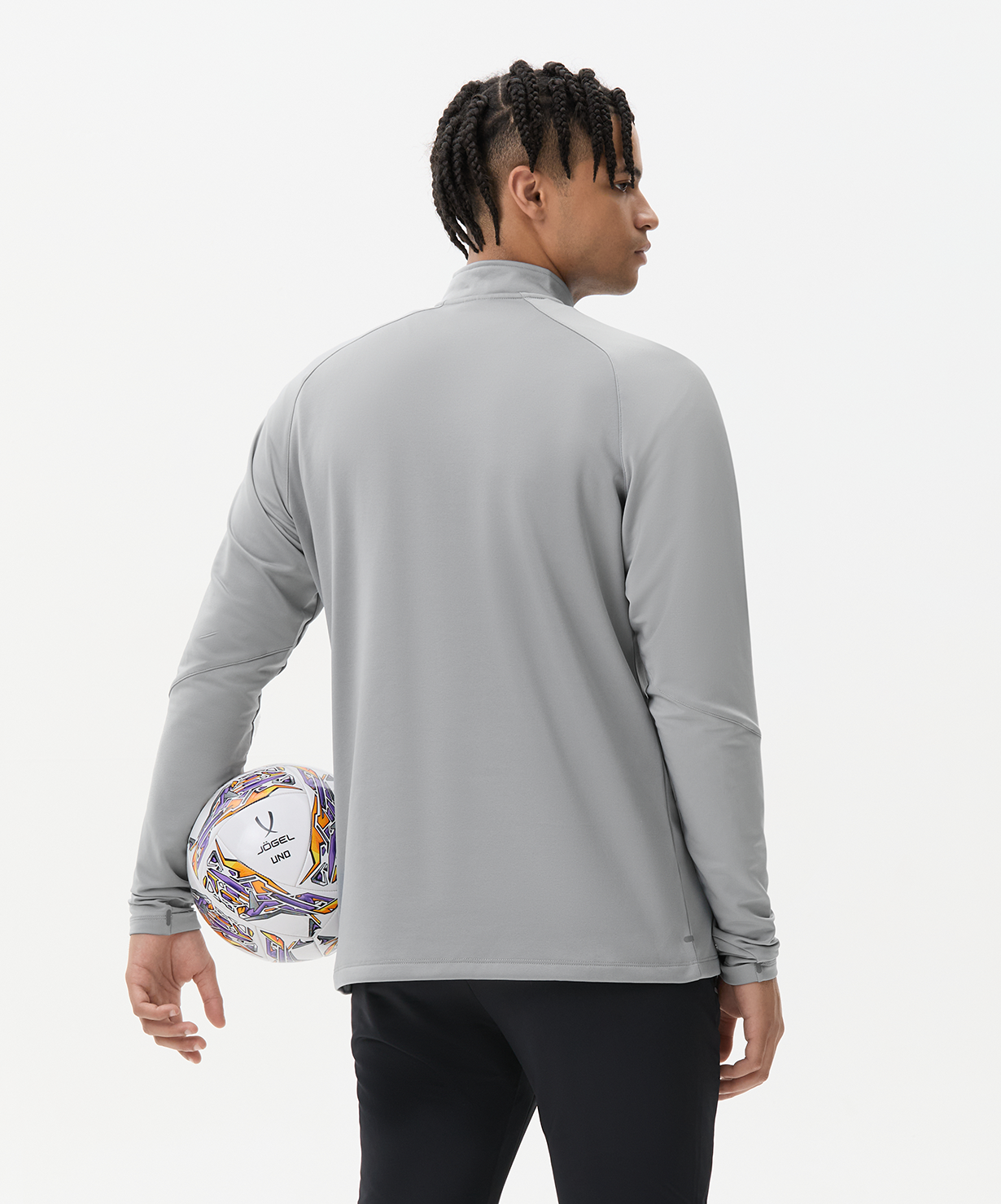 Джемпер тренировочный JOGEL PREMIER PerFormDRY Training 1/4 Zip Fleece Top, серый, размер L